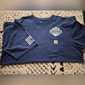 Carhartt mens 2xl blue shirt